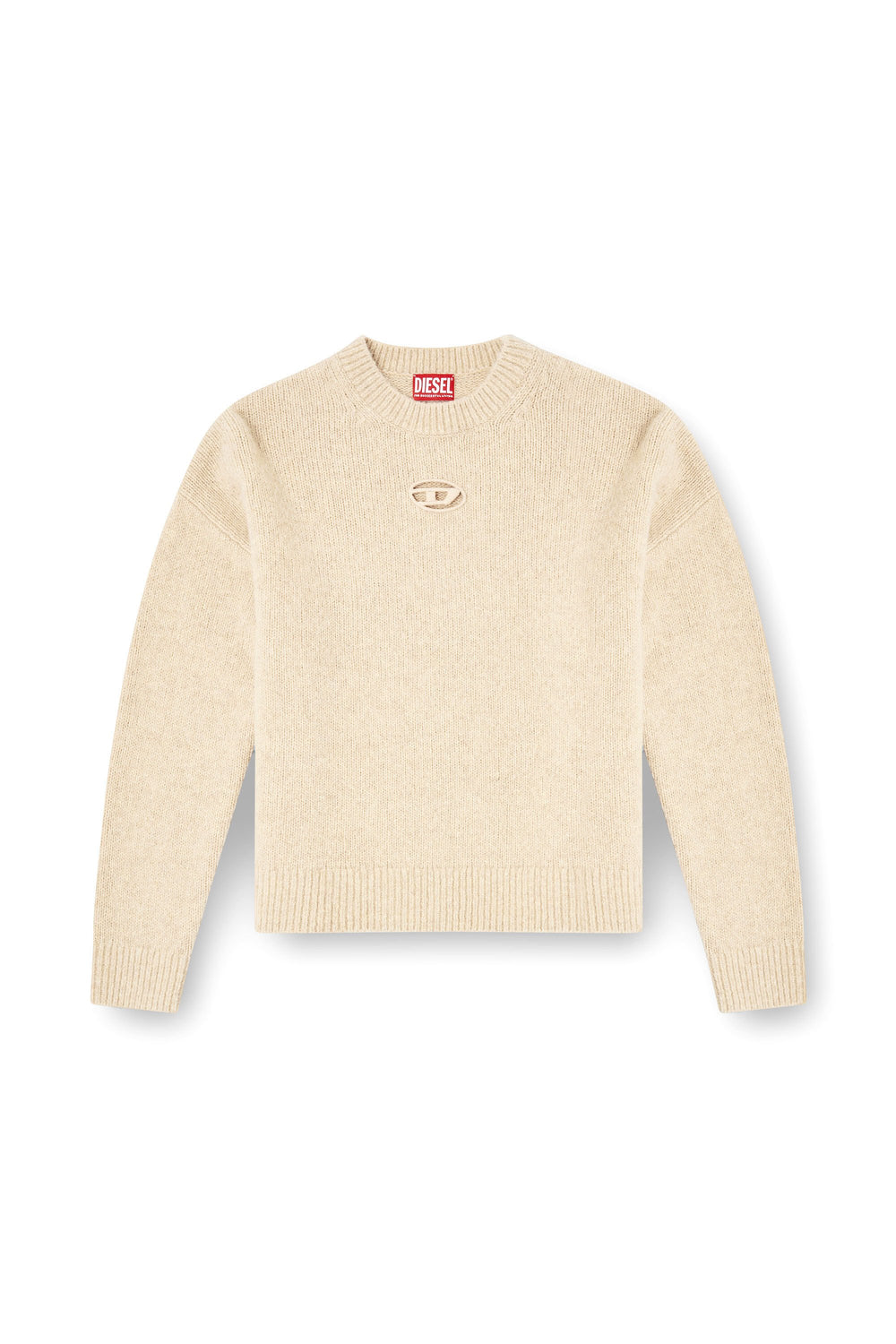 Women's Jumper in wool and alpaca blend Beige