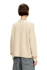 Women's Jumper in wool and alpaca blend Beige