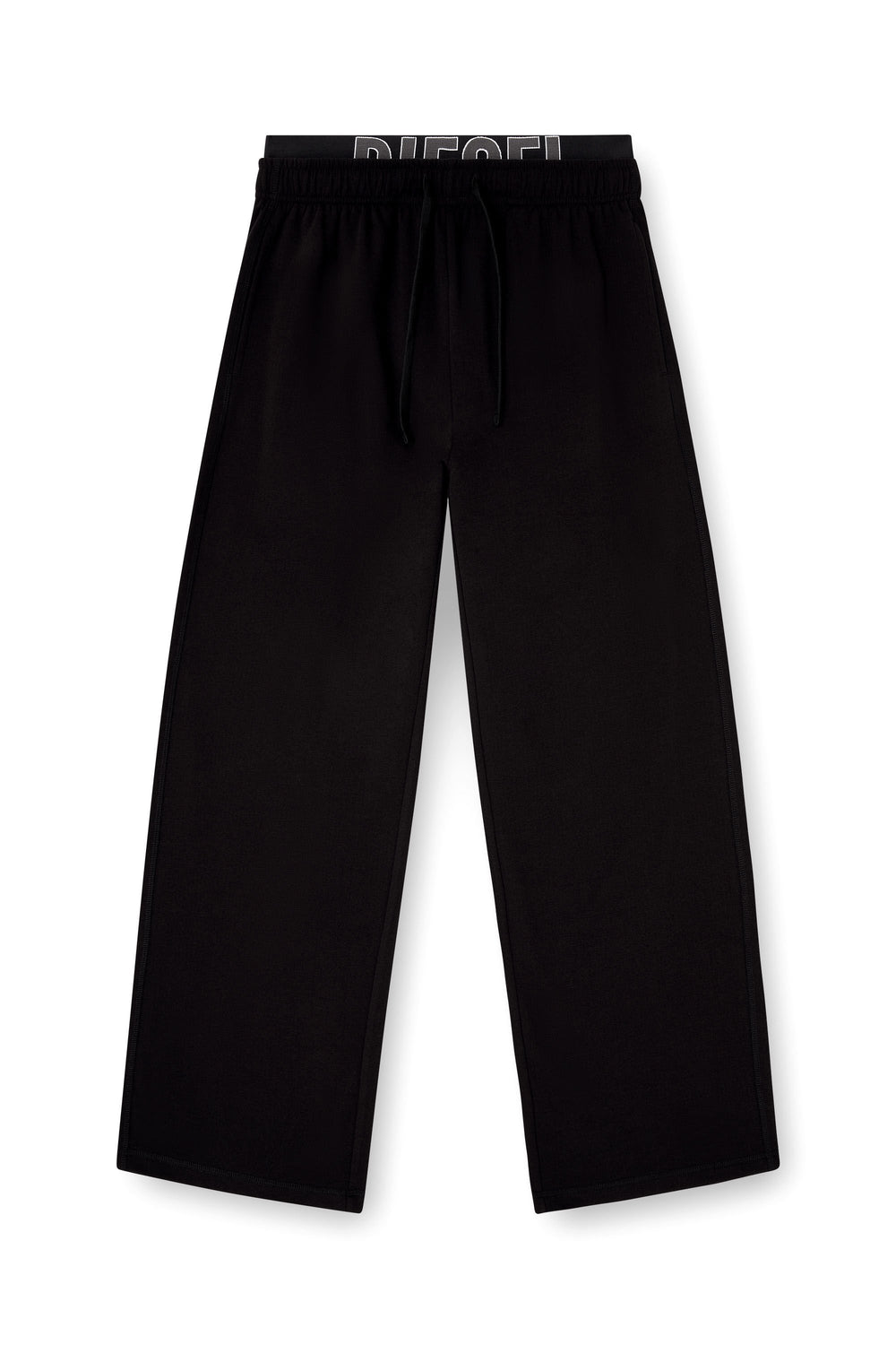 Men's Logo-waistband lounge pants in cotton terry Black