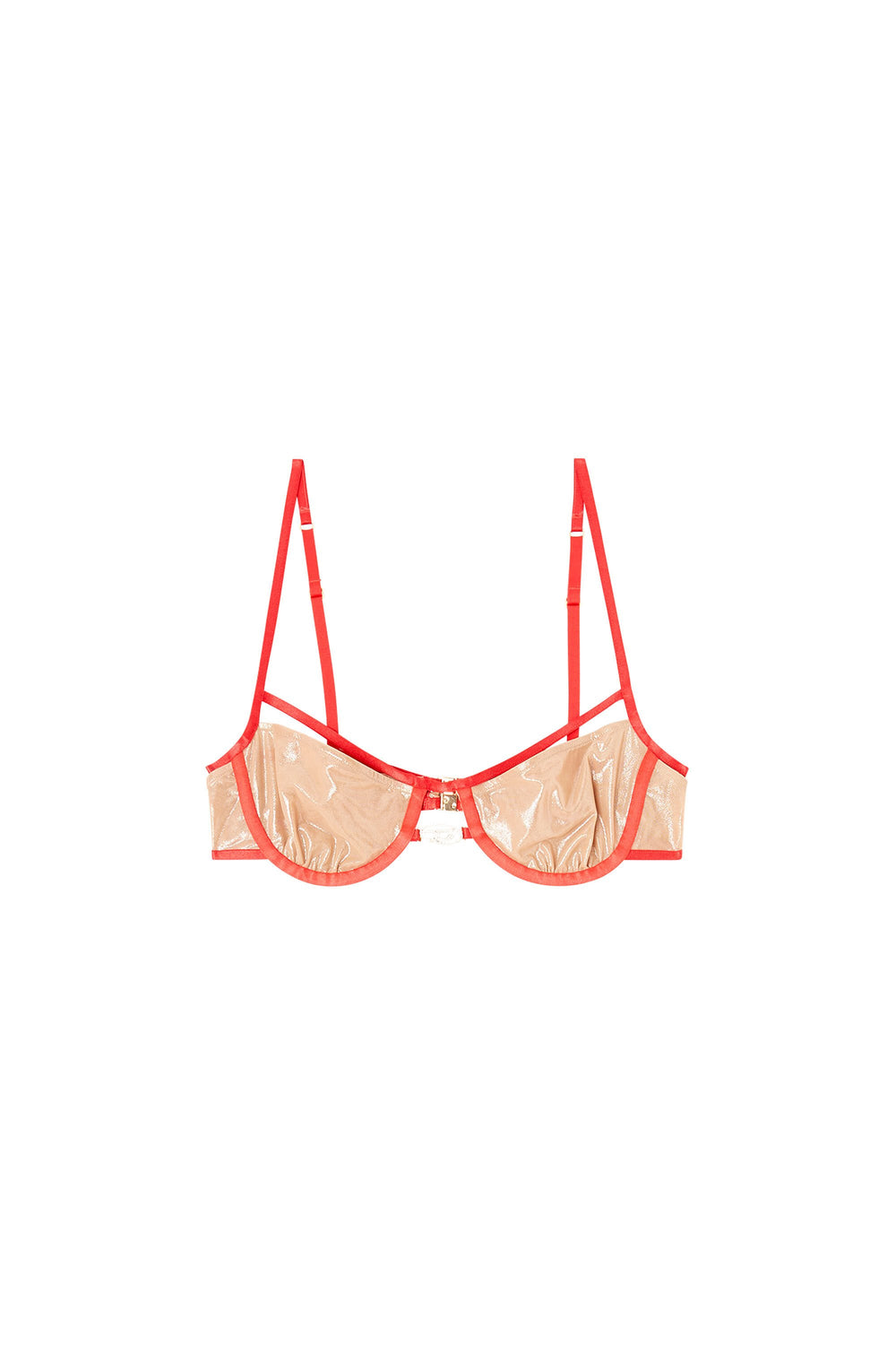 Women's Underwire bra with contrasting trims Pink