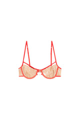 Women's Underwire bra with contrasting trims Pink