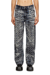 Men's Relaxed Jeans Dark Blue 1980 D-Eeper