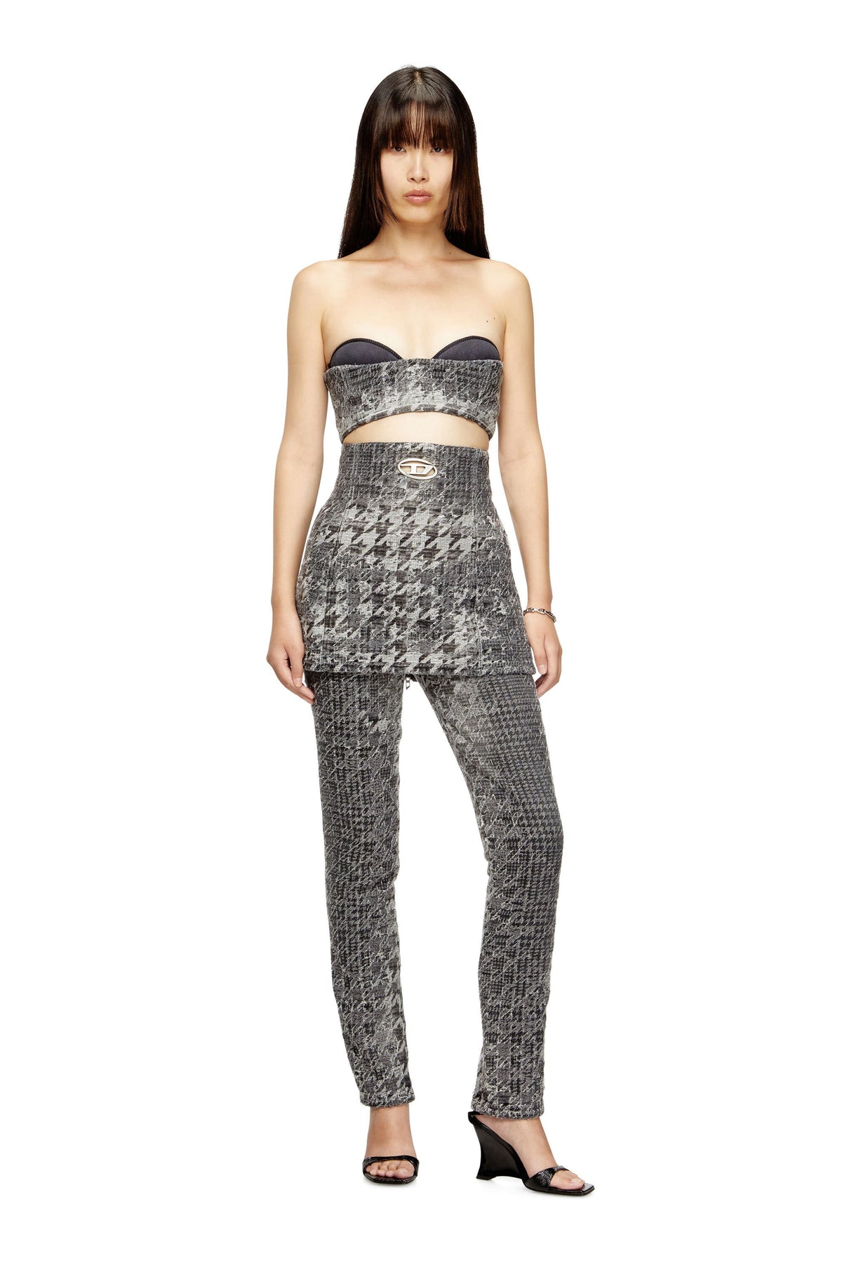 Women's Slim Jeans Black/Dark grey 1992 D-Jiann