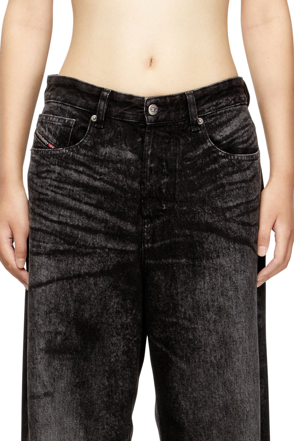 Women's Relaxed Jeans Black/Dark grey 1996 D-Sire