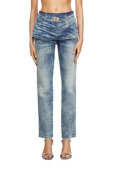 Women's Slim Jeans Light Blue D-Hourjian