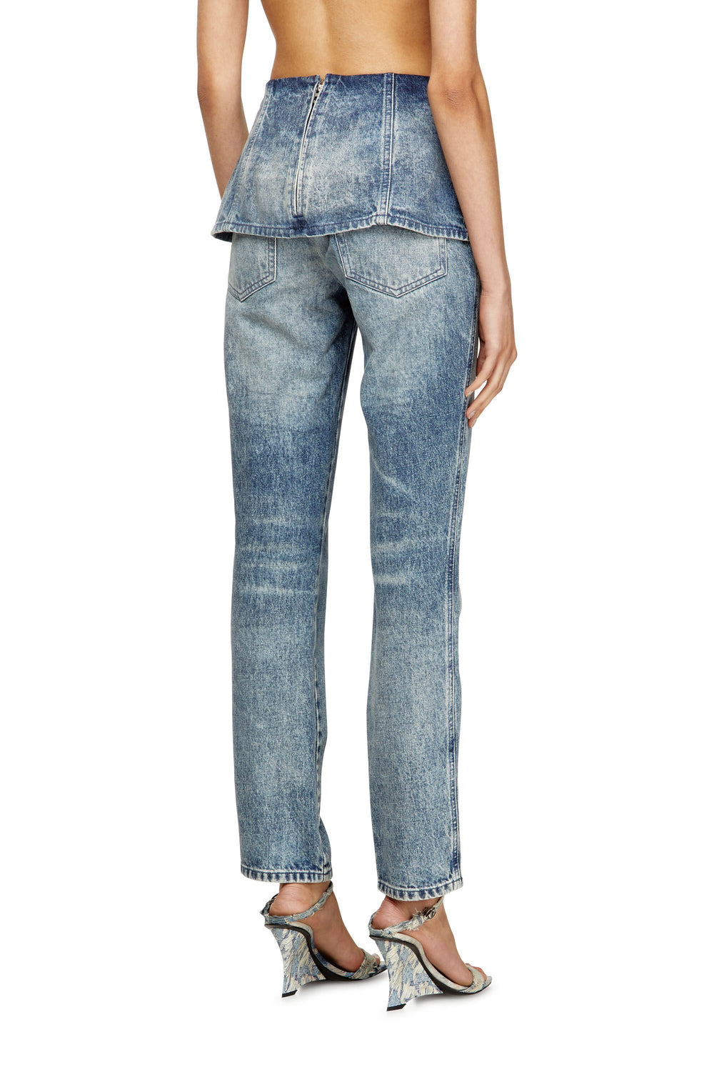 Women's Slim Jeans Light Blue D-Hourjian