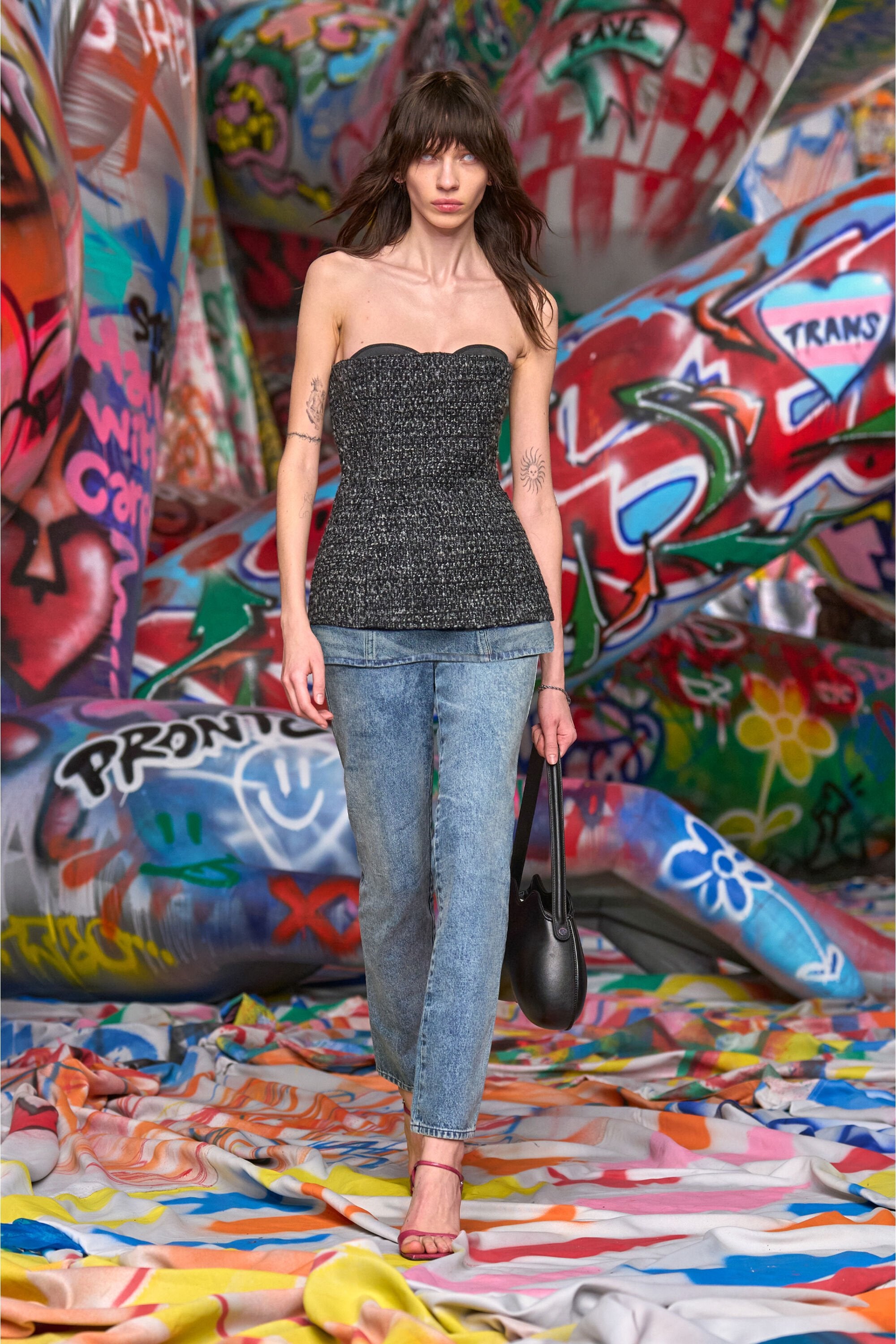 Women's Slim Jeans Light Blue D-Hourjian