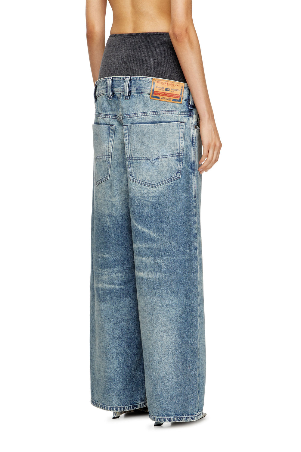 Women's Relaxed Jeans Medium blue D-Eni