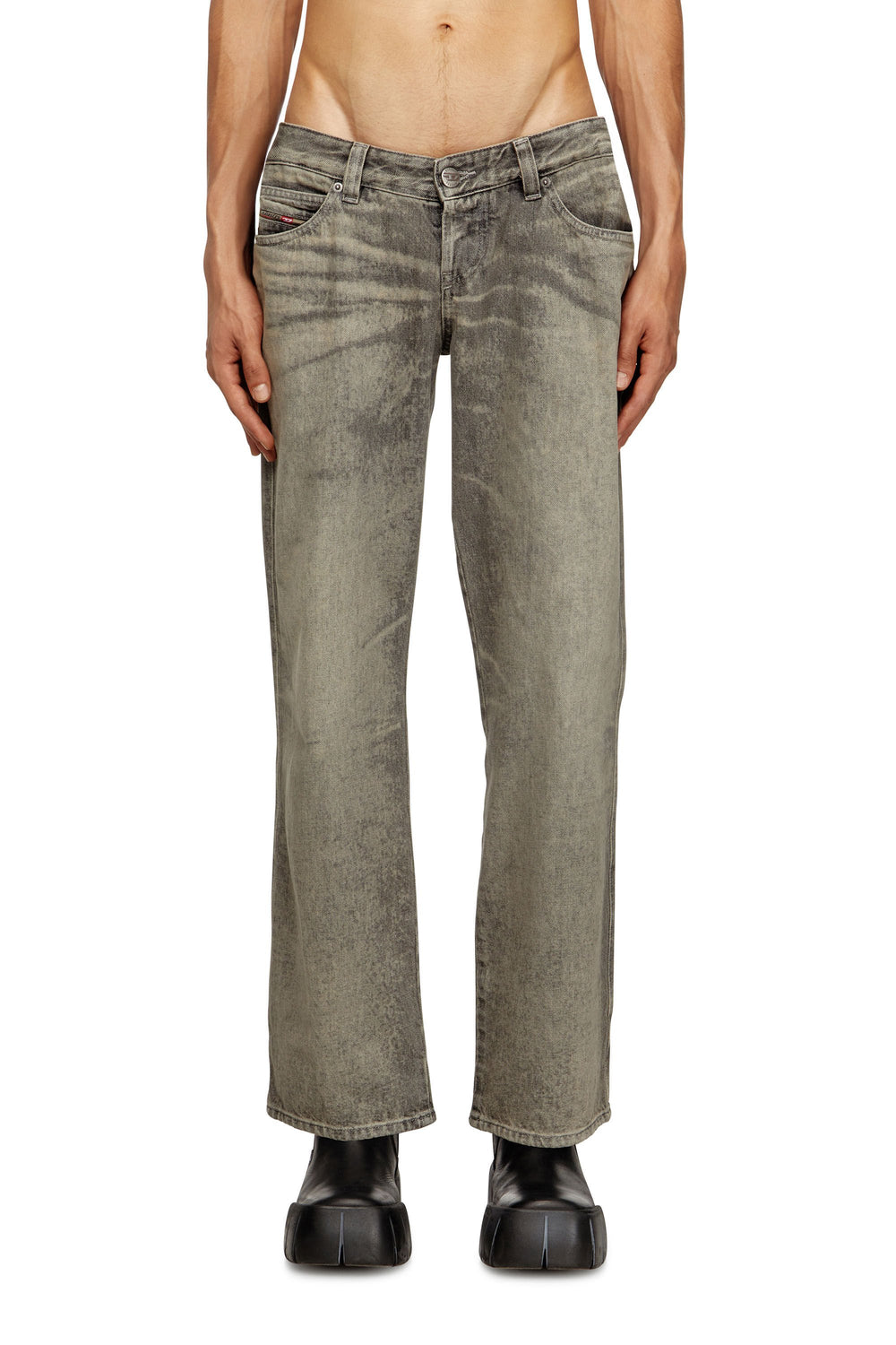 Men's Regular Jeans Grey D-Im
