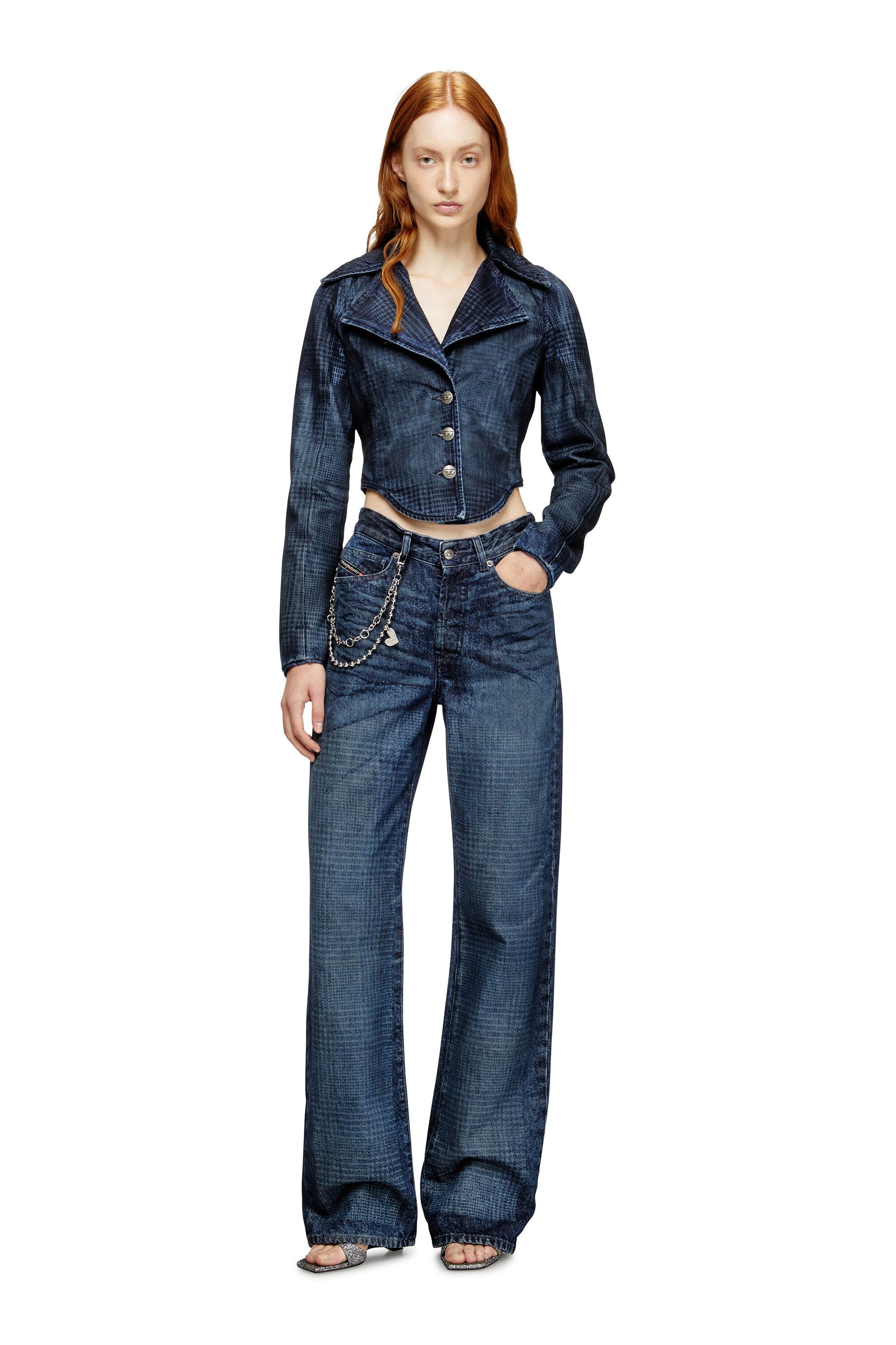 Women's Regular Jeans Dark Blue 1971 D-Sent