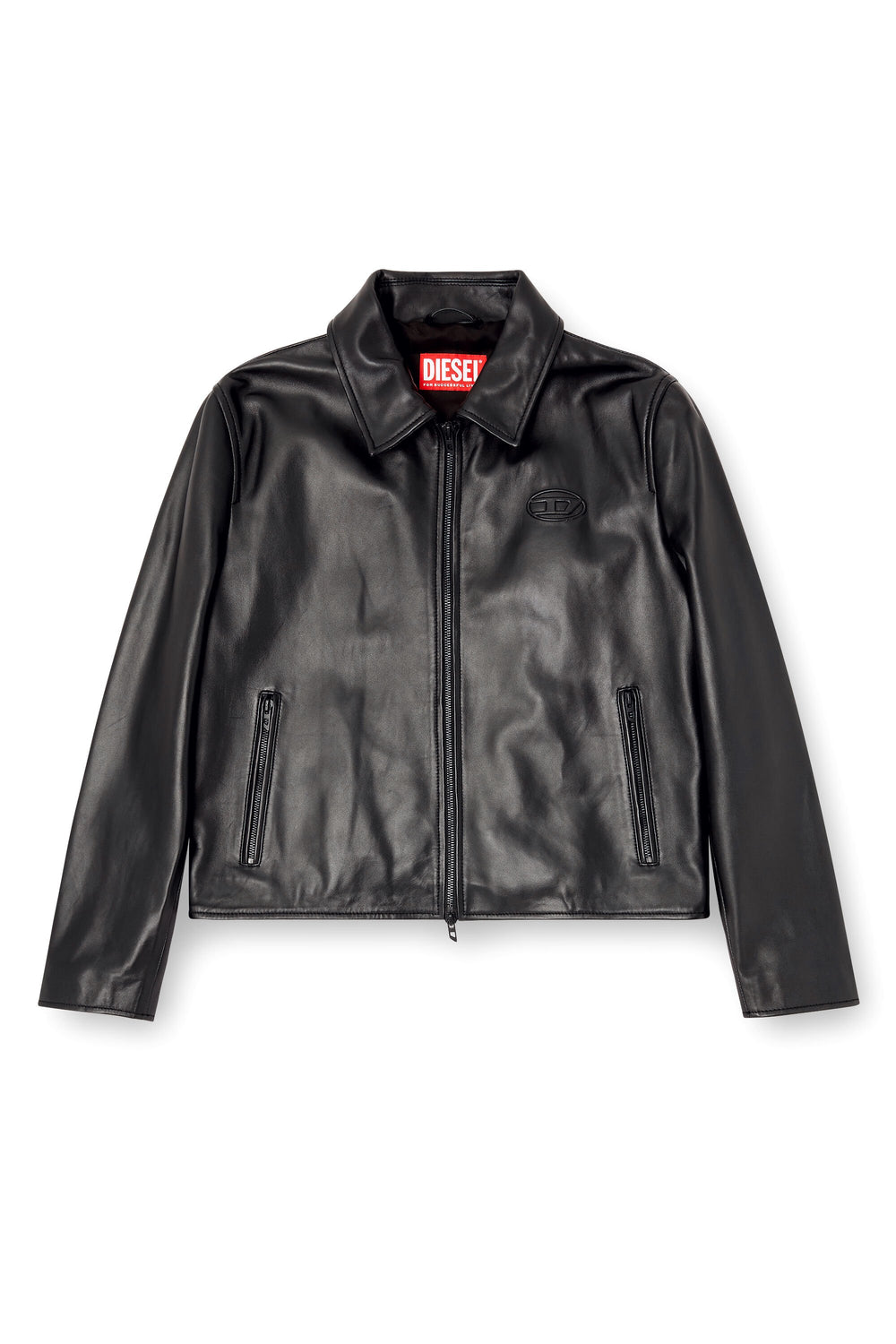 Women's Coach jacket in leather Black