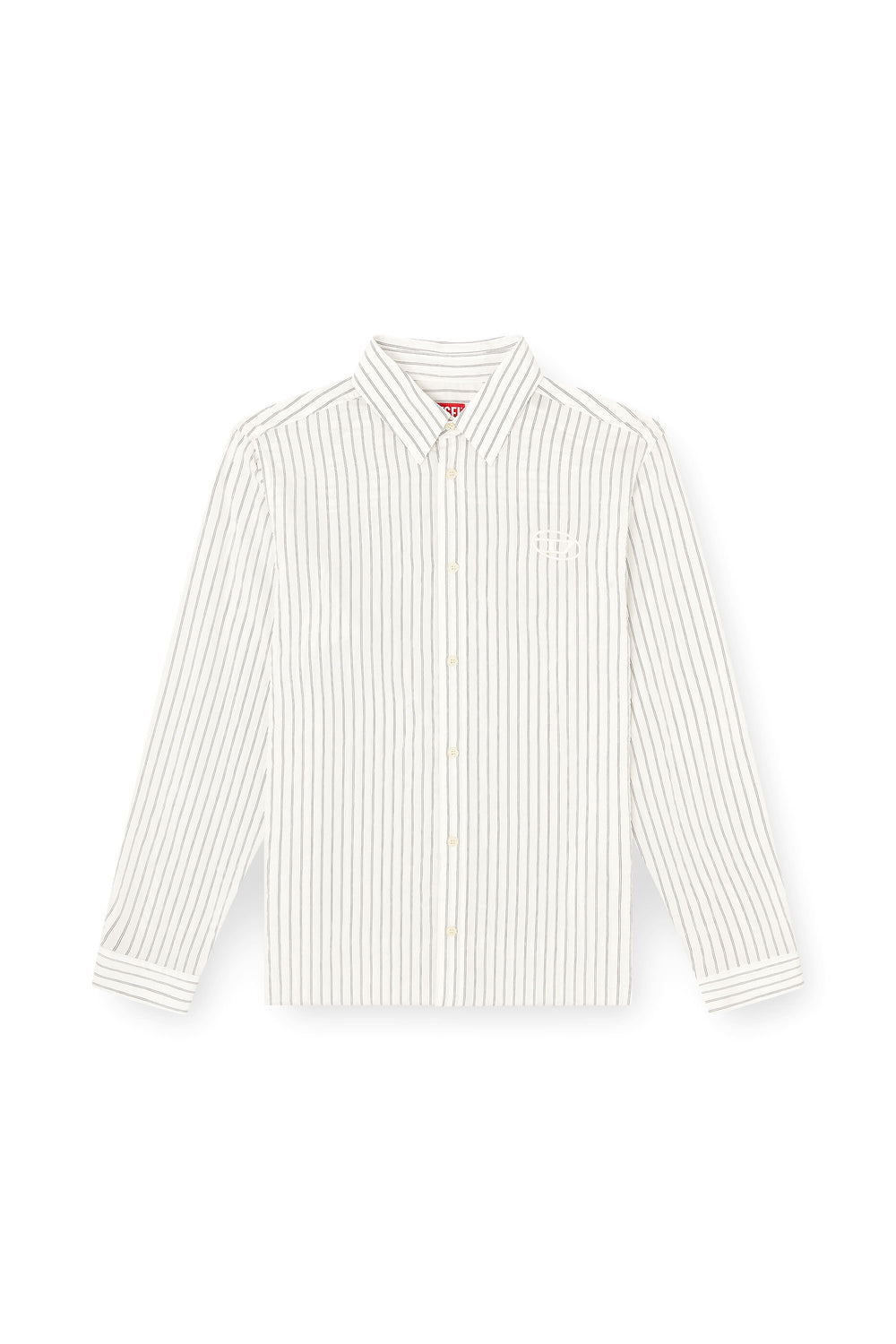 Men's Wool blend shirt with Oval D embroidery Multicolor