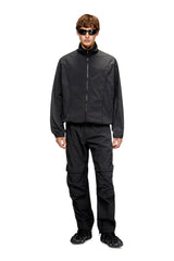 Men's Nylon pants with cargo pockets Black