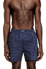 Men's 3-pack of cotton boxers with all-over print Blue