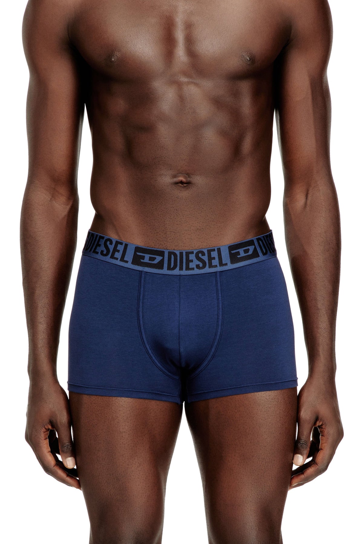 Men's 3-pack of stretch cotton boxers with tonal waistband Blue