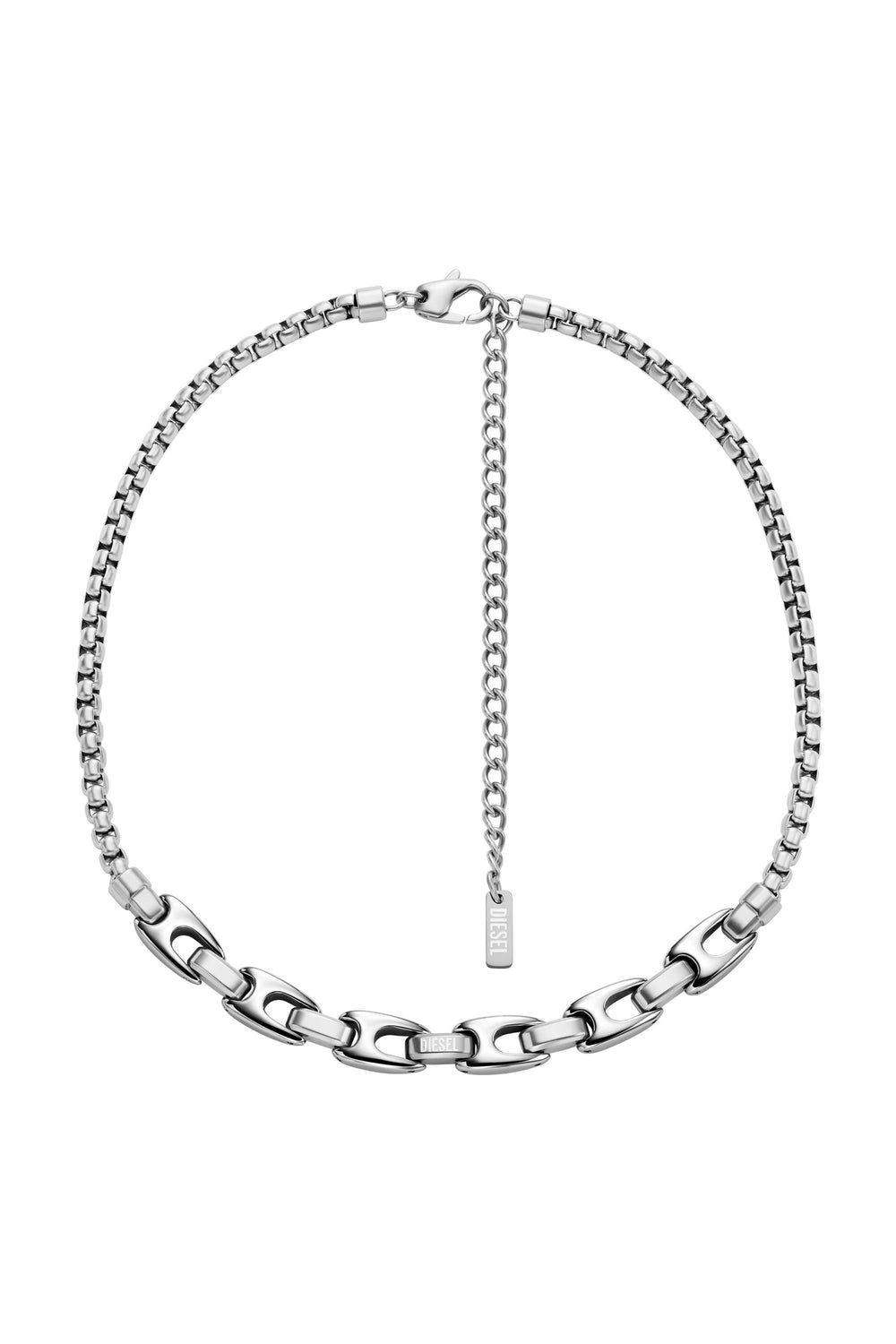 Women's Stainless steel chain necklace Silver