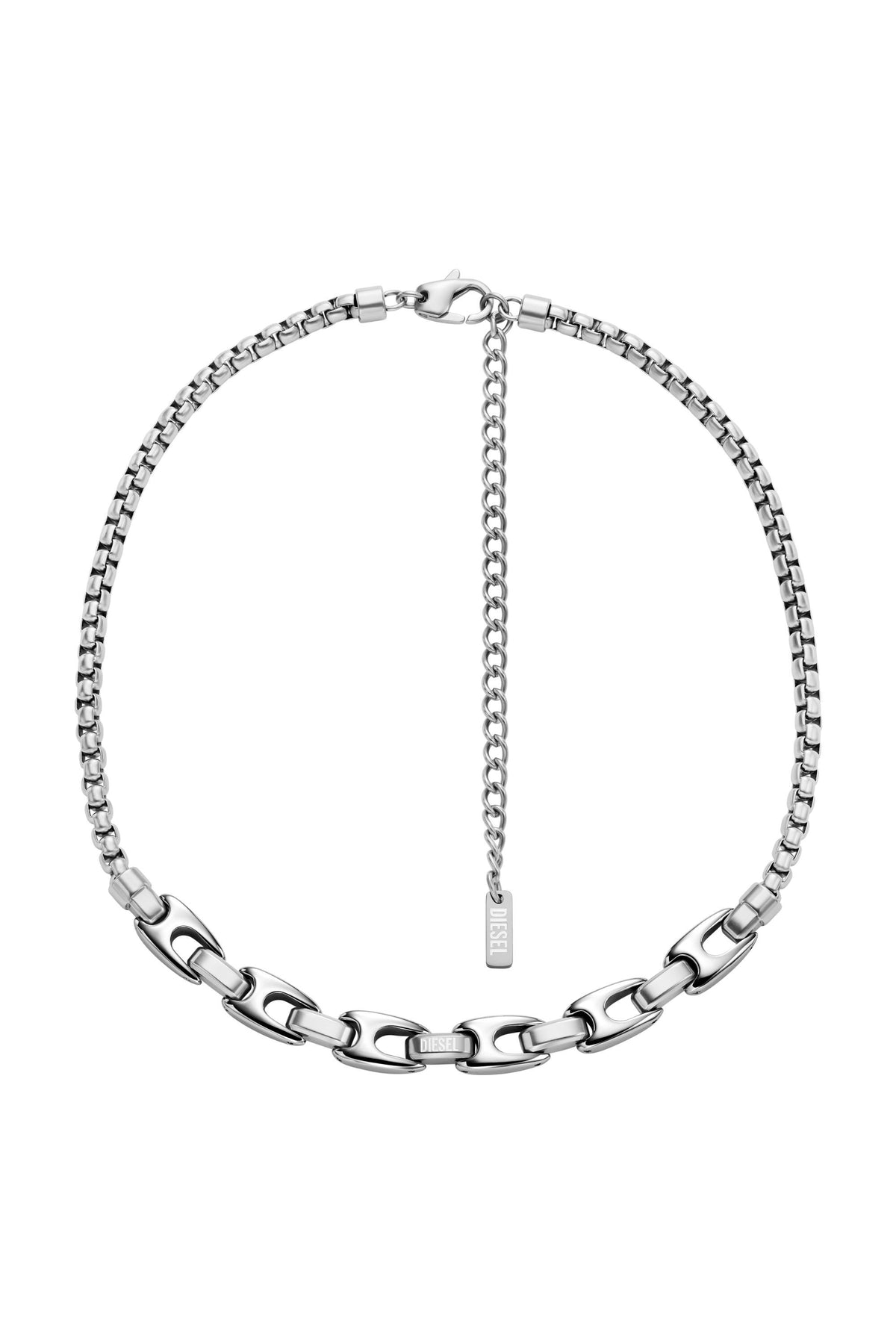 Women's Stainless steel chain necklace Silver