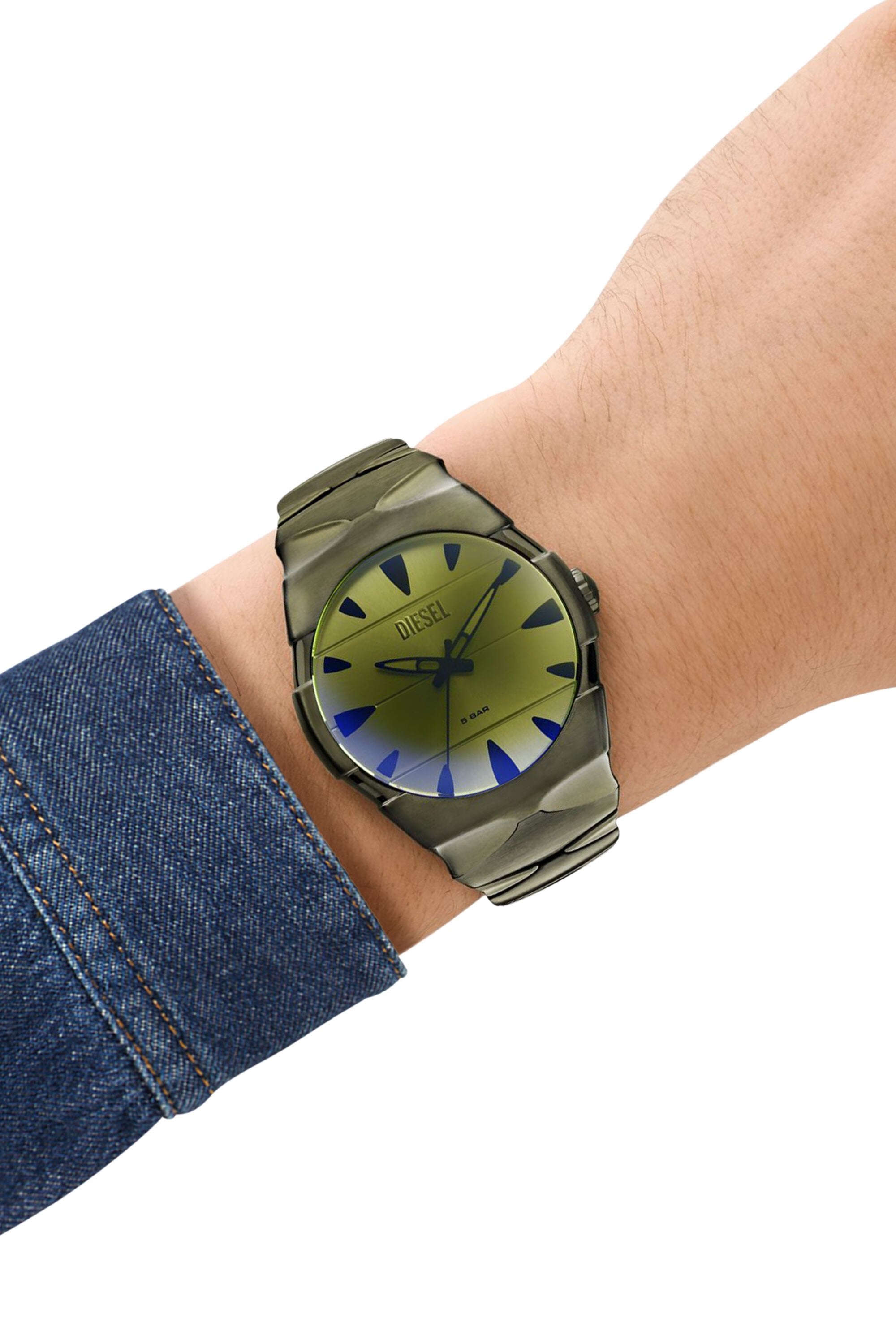 Men's D-Sruptor Stainless Steel Watch Green