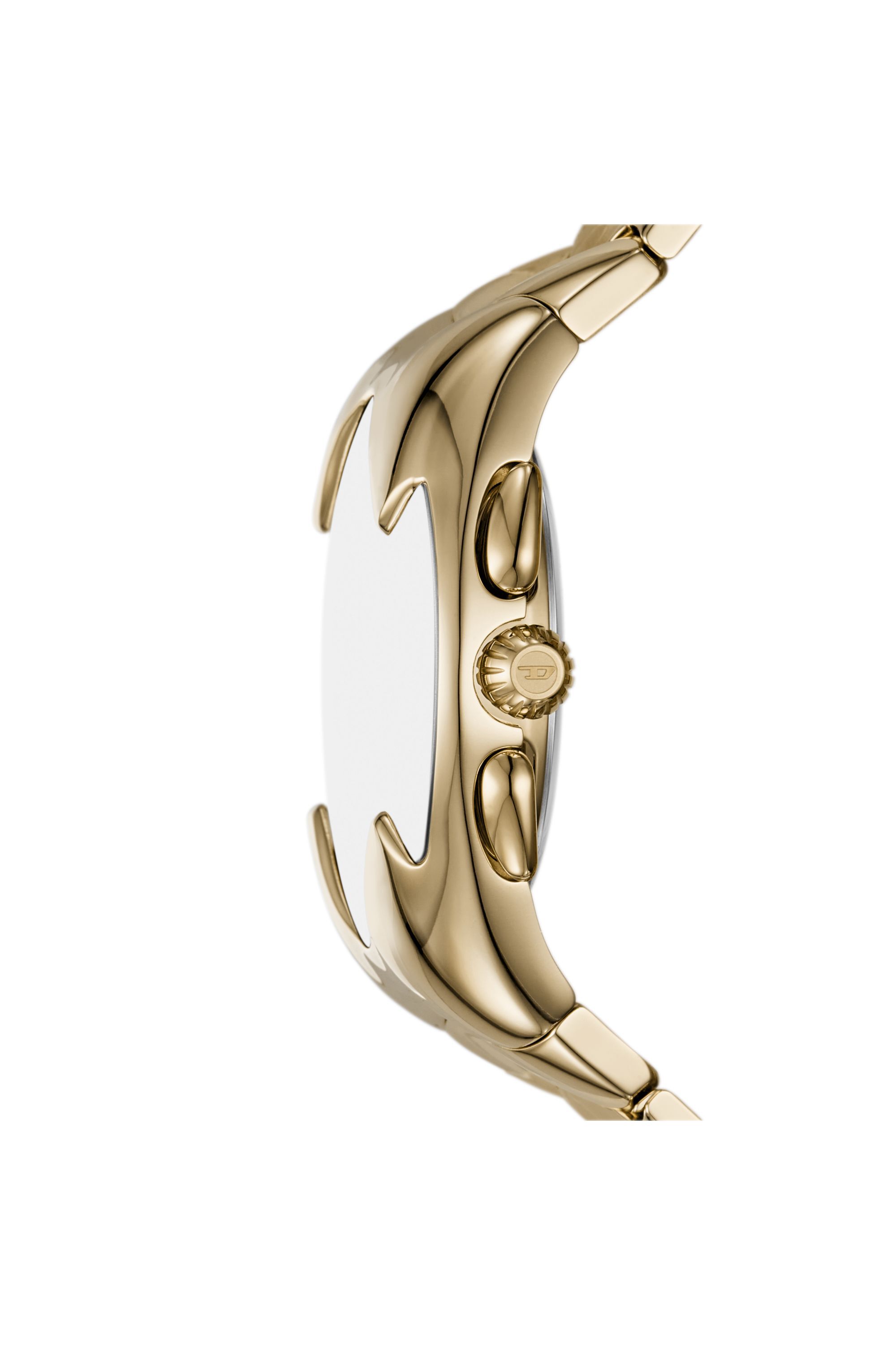 Men's Diesel Mercurial Chronograph Gold-Tone Stainless Steel Watch Gold