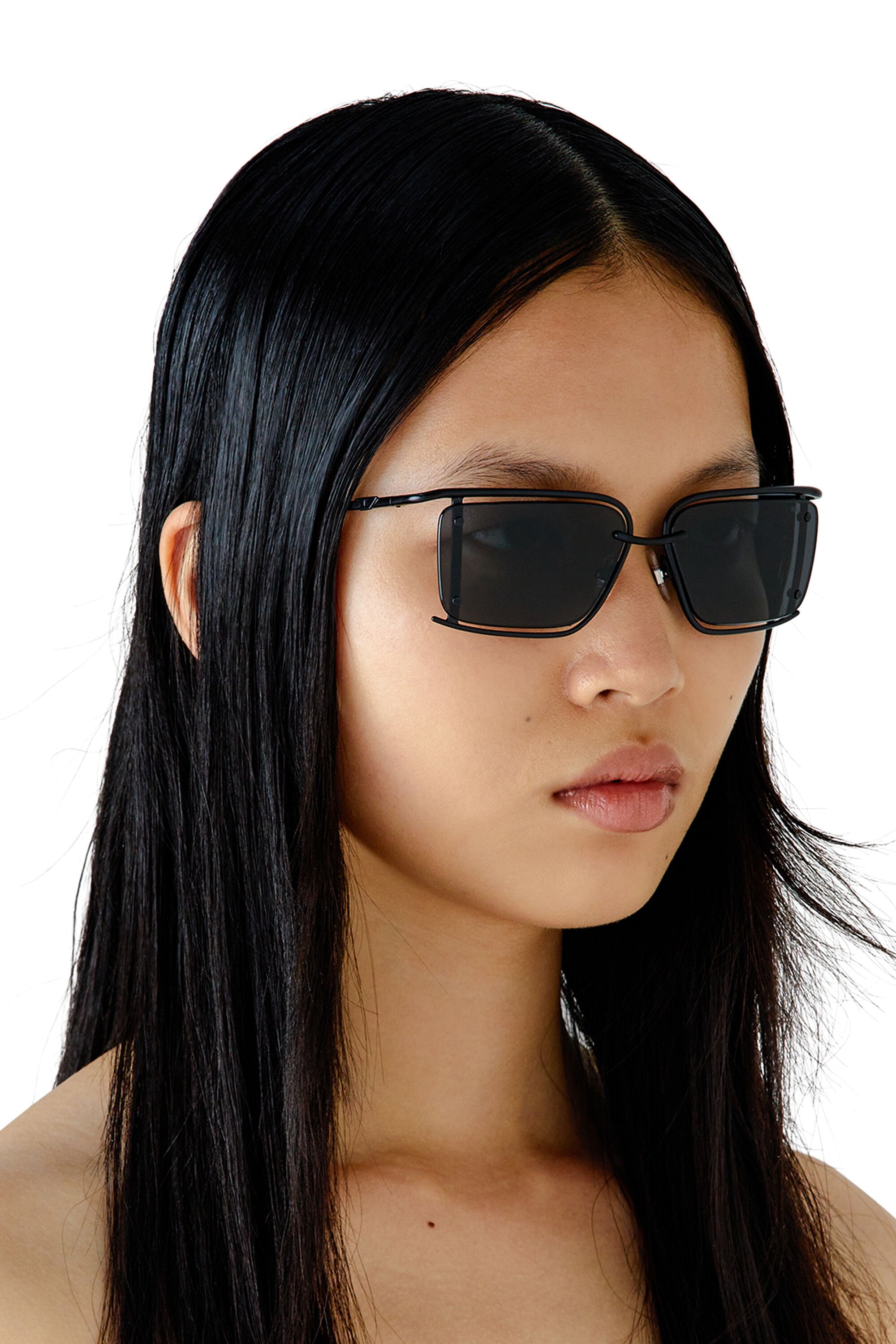 Women's Rectangle sunglasses Black