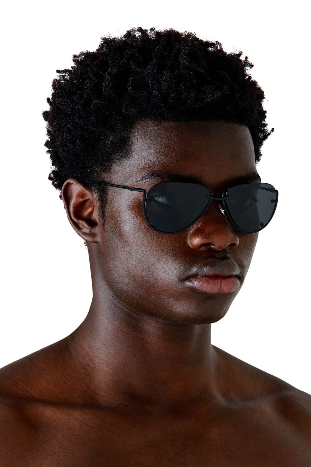 Women's Pilot model sunglasses Black