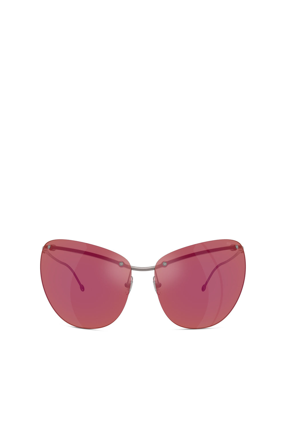 Women's Wraparound shape sunglasses Brown