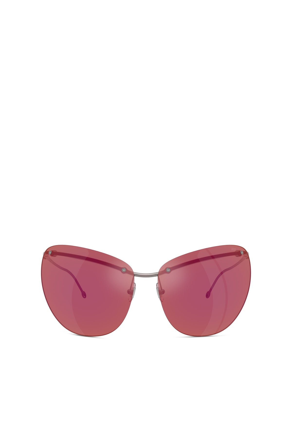 Women's Wraparound shape sunglasses Brown