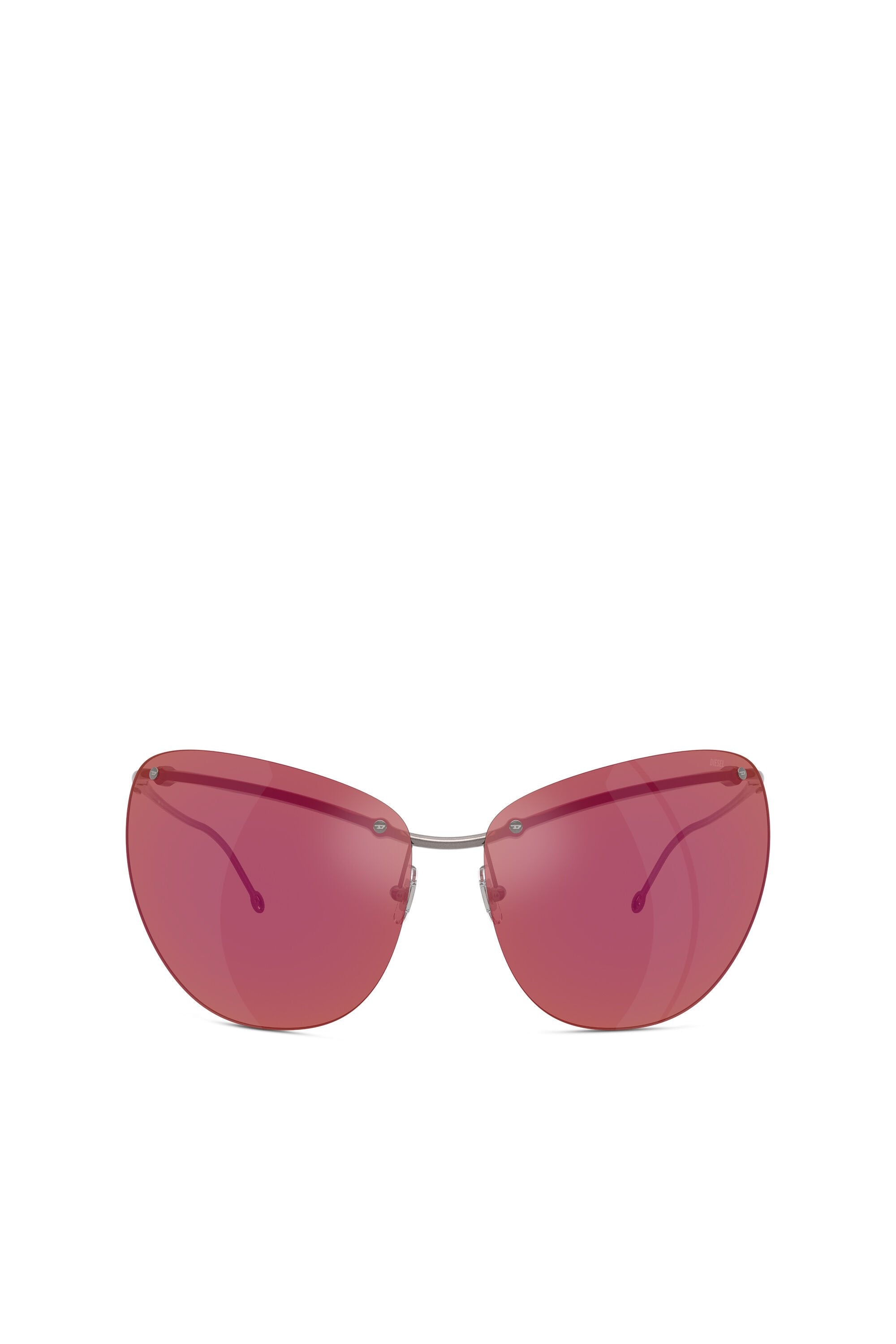 Women's Wraparound shape sunglasses Violet
