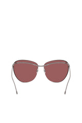 Women's Wraparound shape sunglasses Violet