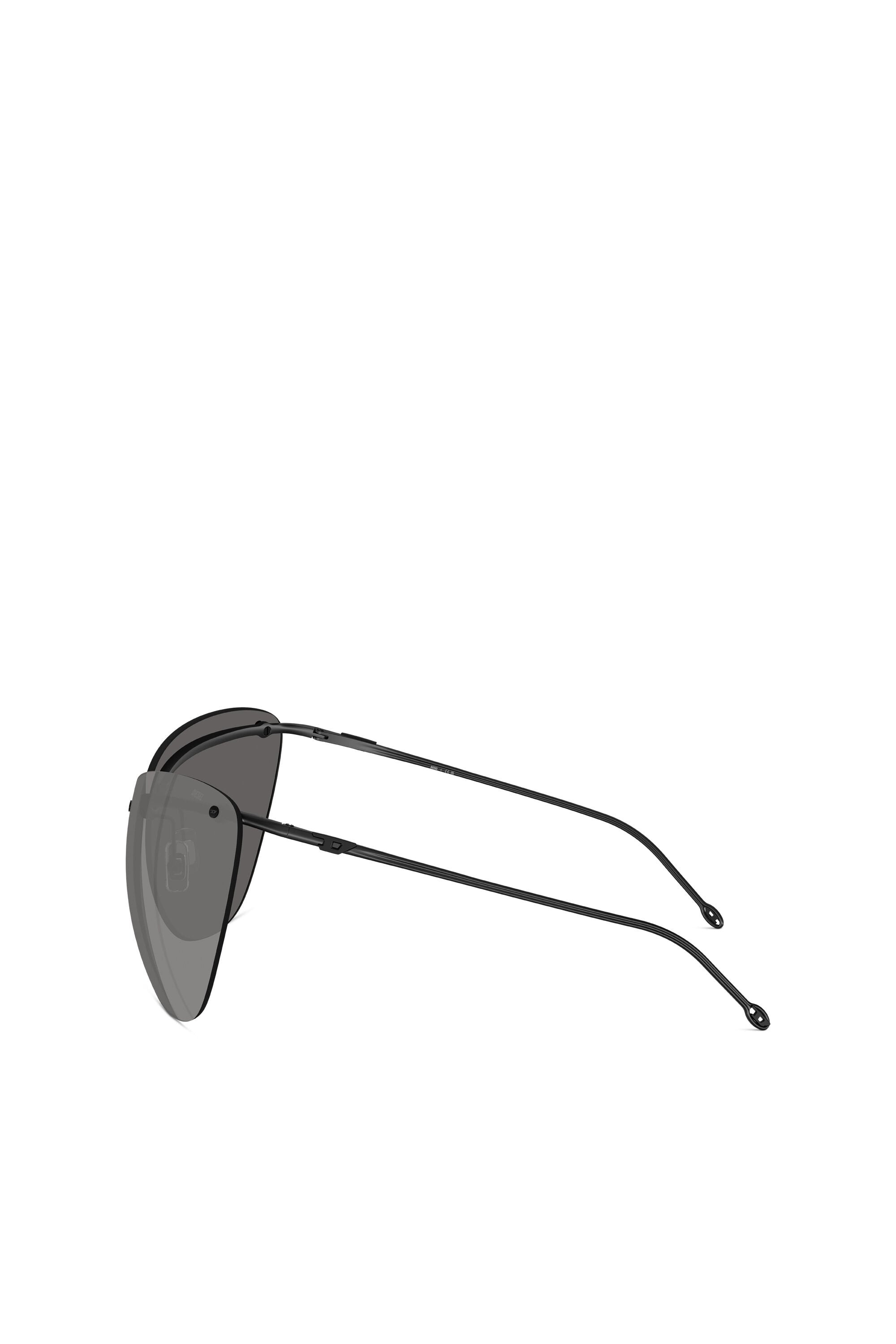 Women's Wraparound shape sunglasses Grey