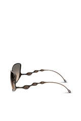 Women's Rectangle sunglasses Brown