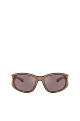 Women's Rectangle sunglasses Brown
