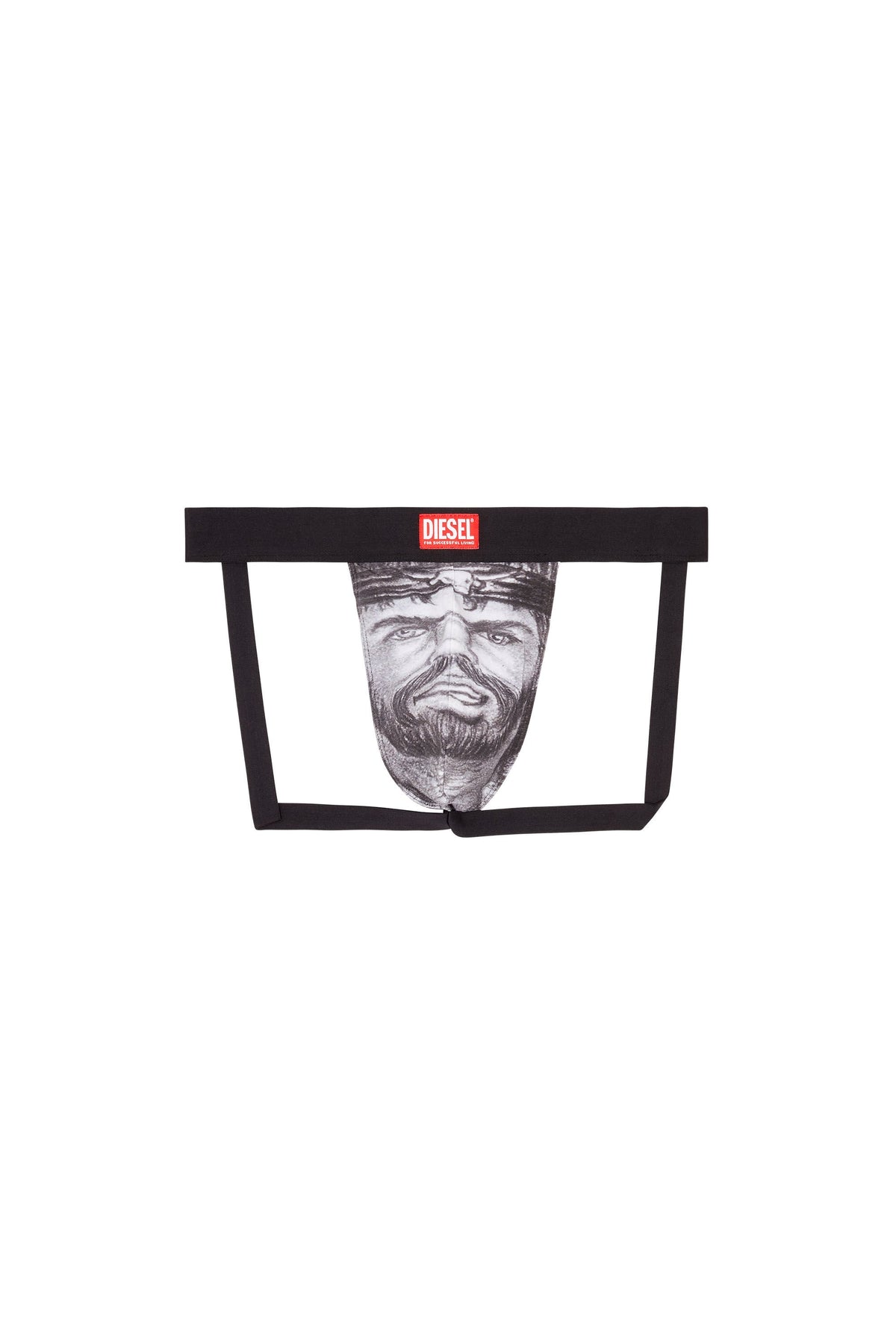 Men's Jock strap with printed front Multicolor