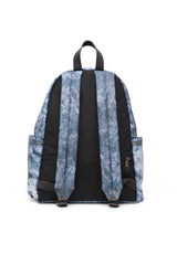 Women's Backpack in trompe l'oeil denim Blue