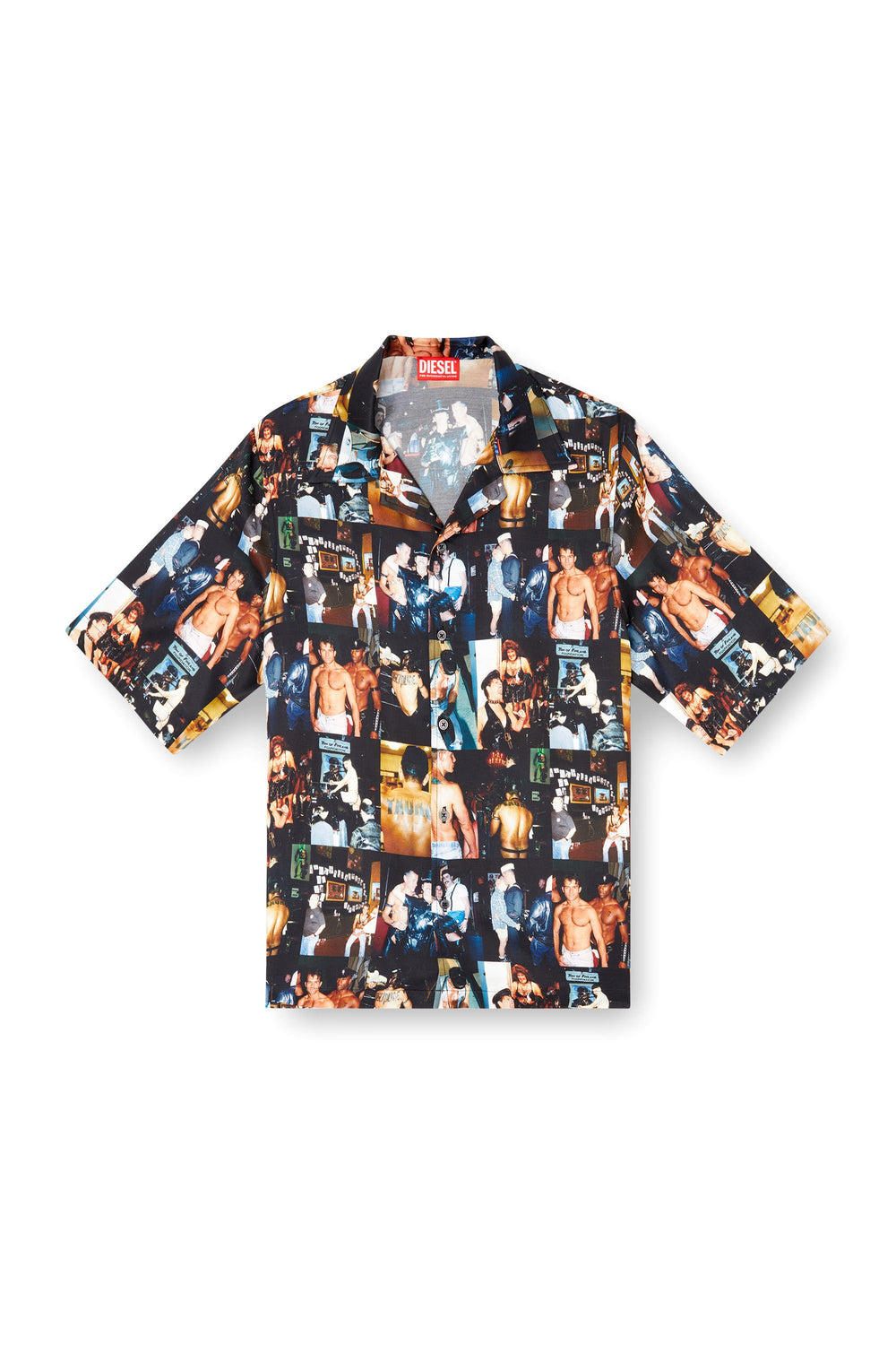 Women's Bowling shirt with graphic prints Black