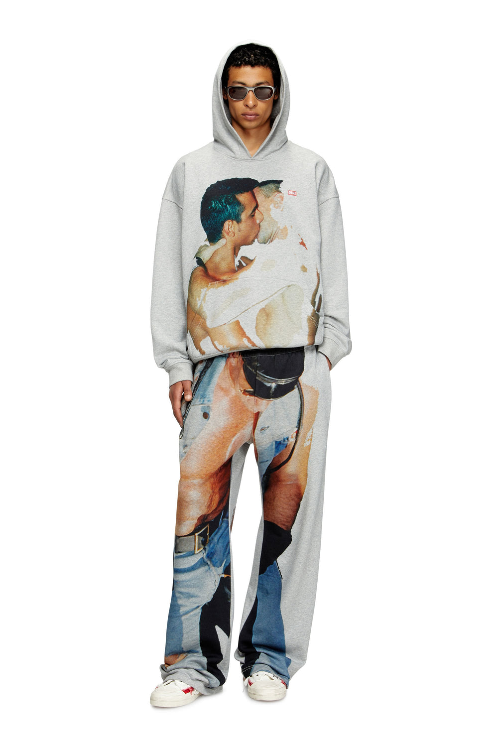 Women's Hoodie with graphic print Grey