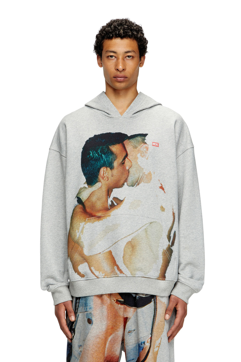 Women's Hoodie with graphic print Grey