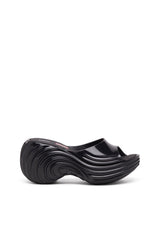 Women's Platform mule in Melflex® Black