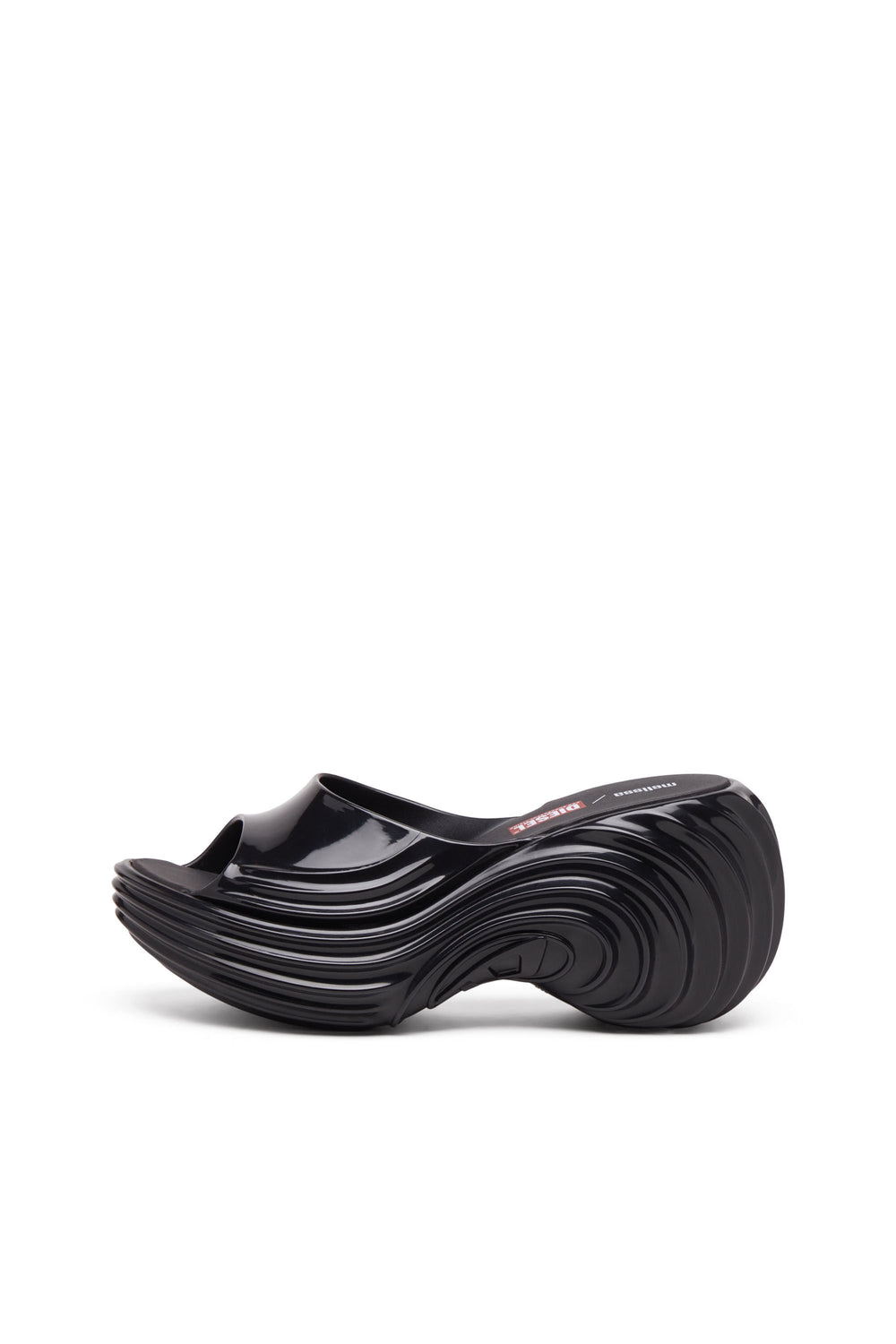 Women's Platform mule in Melflex® Black