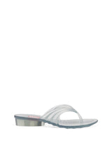 Women's Sculptural flip-flops in Melflex® Grey