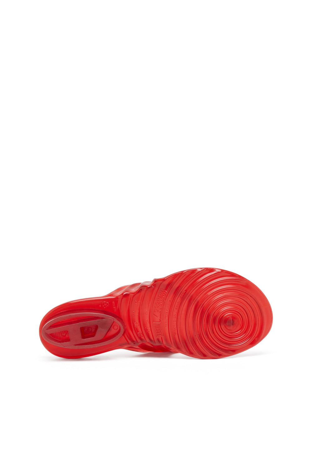 Women's Sculptural flip-flops in Melflex® Red