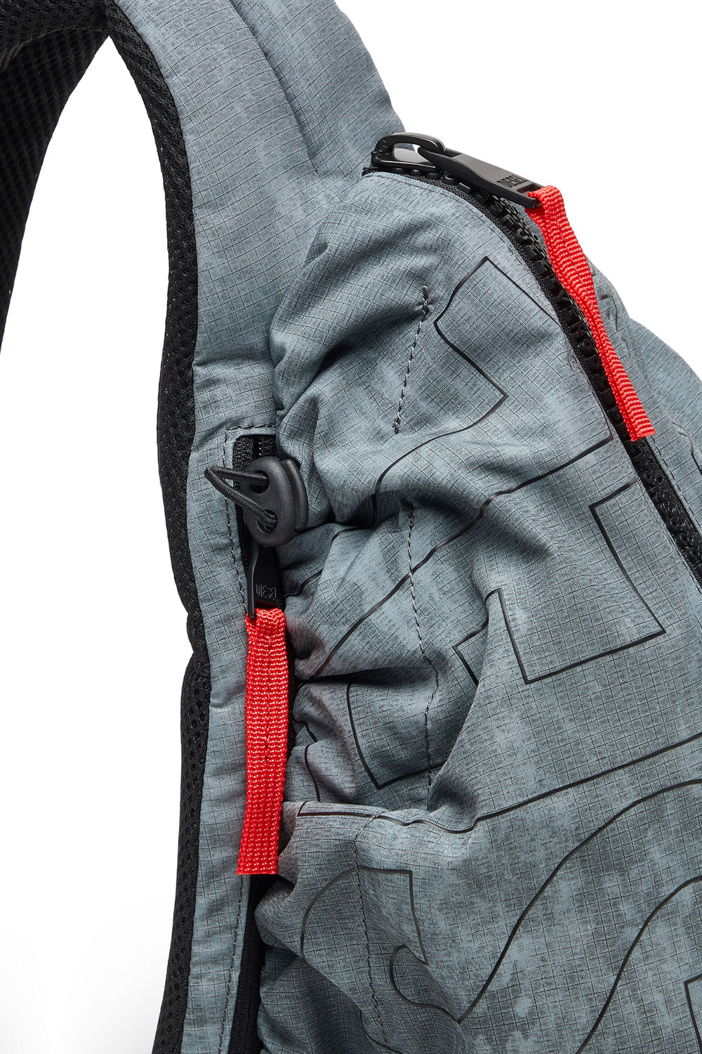 Women's Zip-D Single-shoulder backpack with adjustable strap Grey