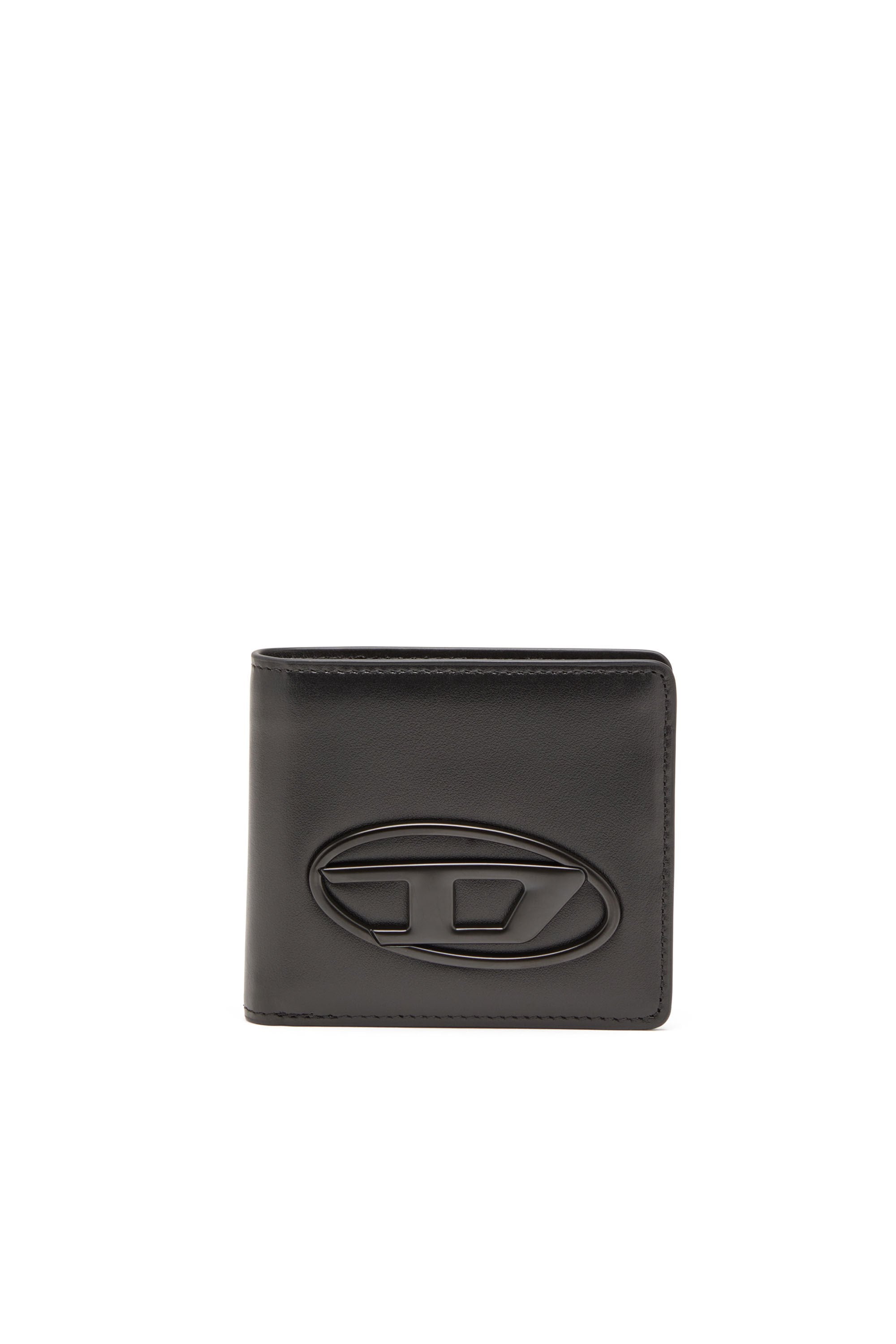 Women's Bi-fold wallet in leather Black