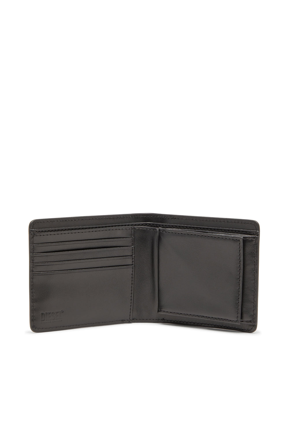 Women's Bi-fold wallet in leather Black