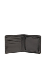 Women's Bi-fold wallet in leather Black