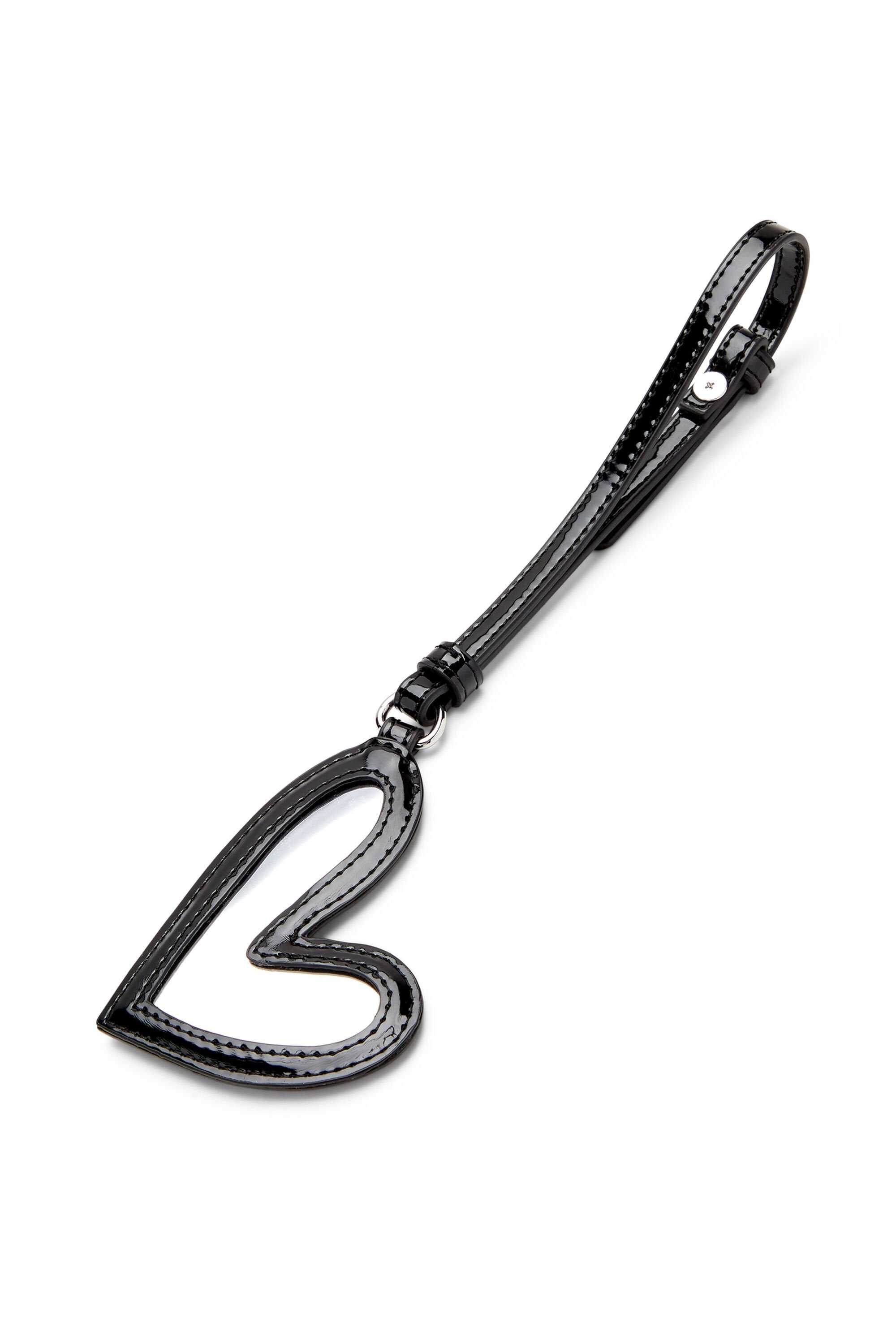 Women's Mirror charm with glossy finish Black