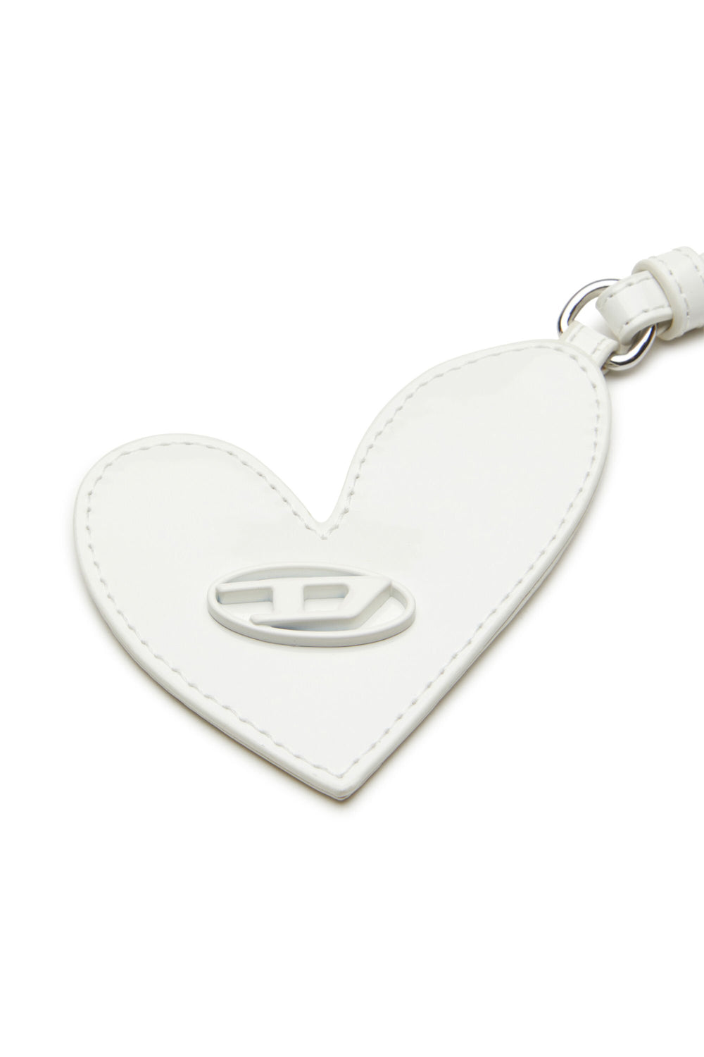 Women's Mirror charm with glossy finish White