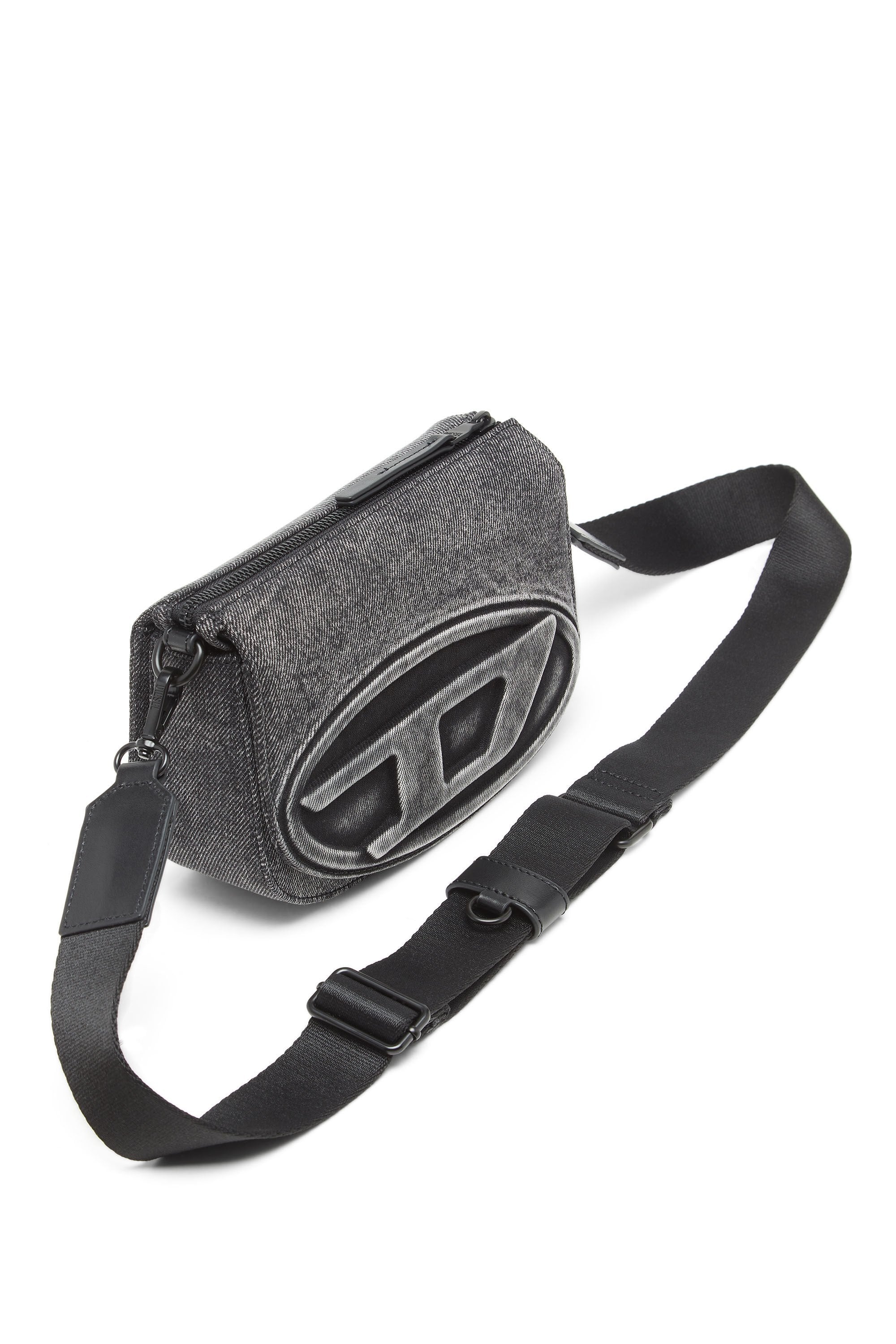 Women's 1DR-Camera bag in washed denim Grey