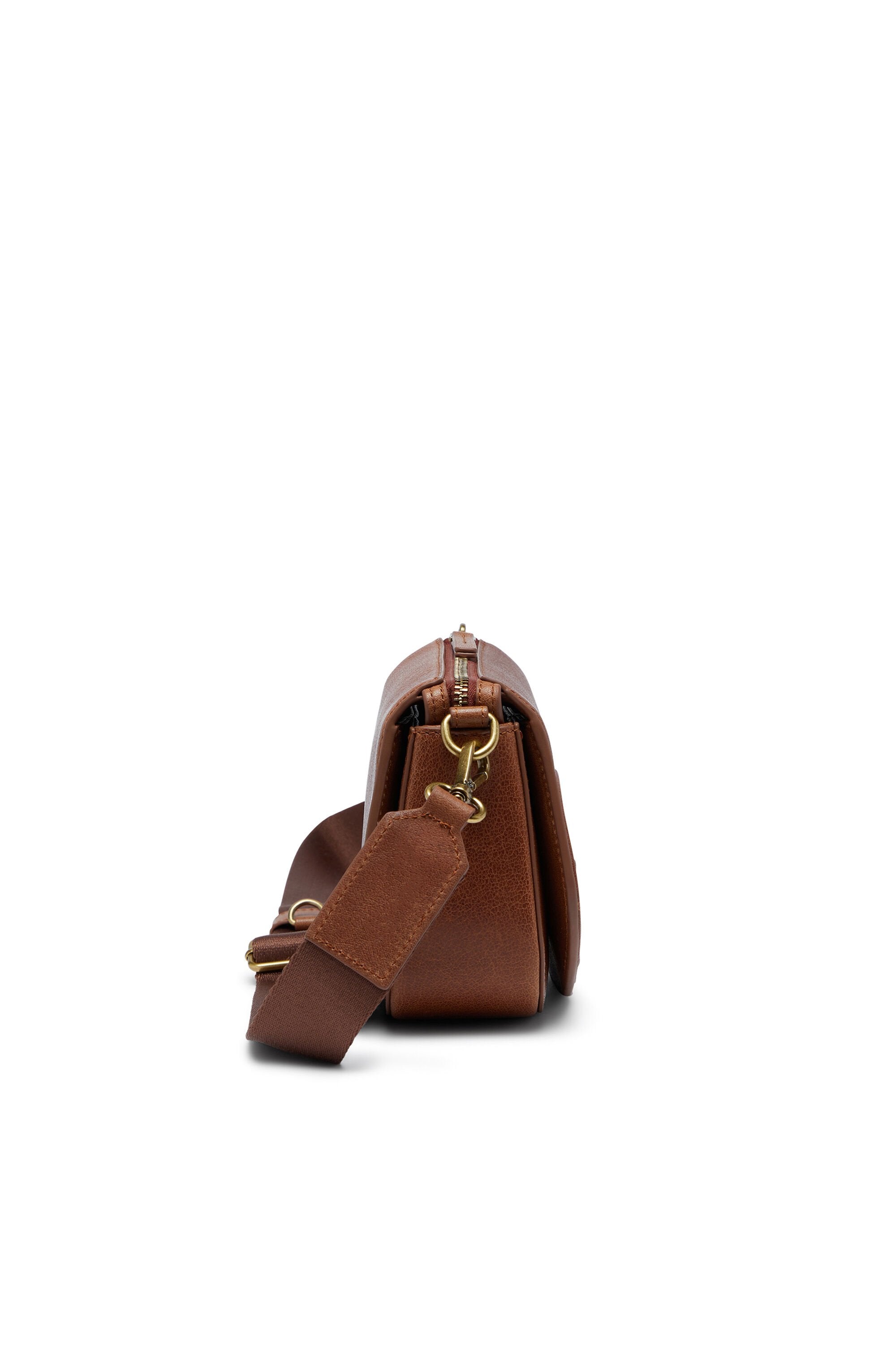 Women's 1DR-Camera bag in pull-up leather Brown