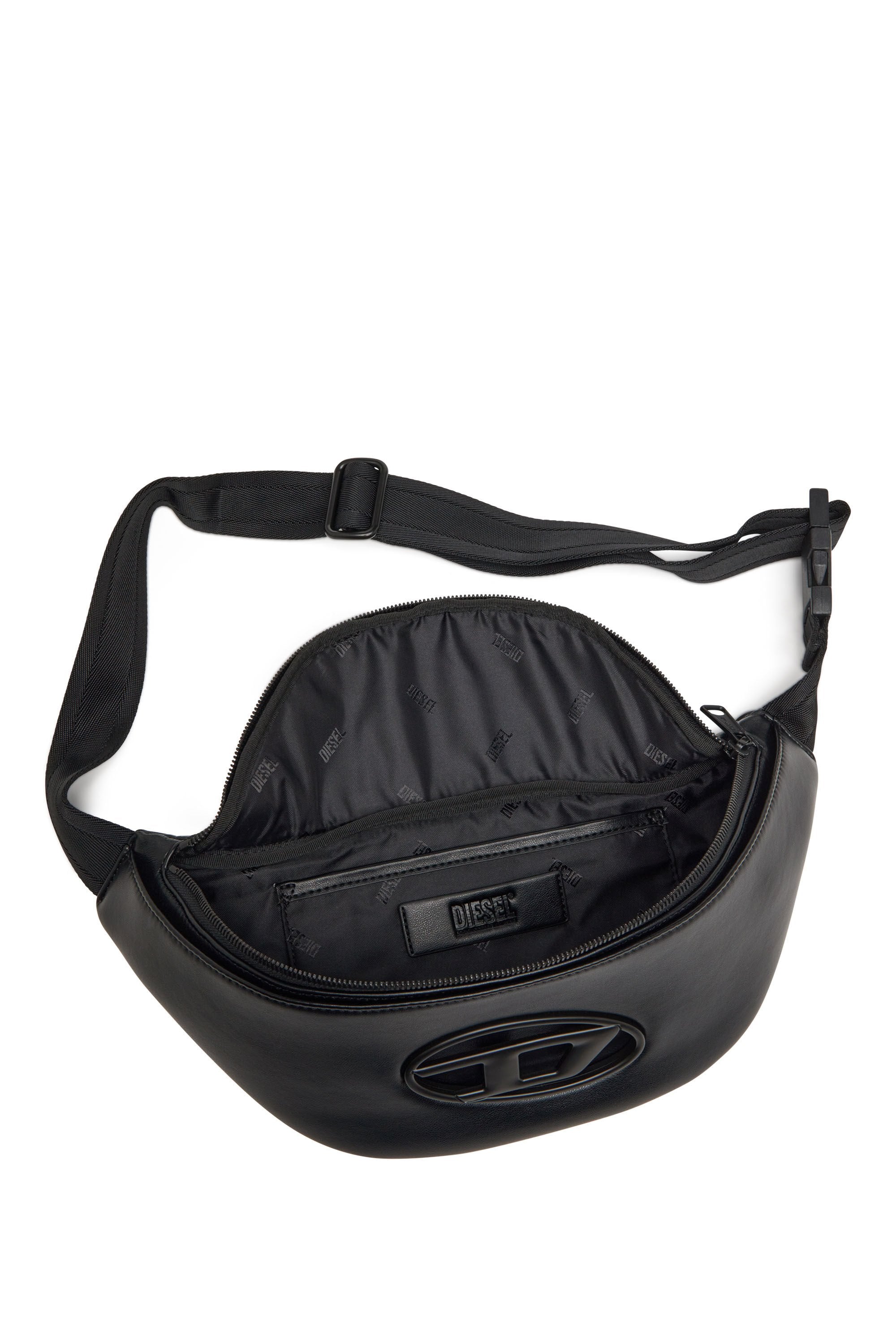 Men's Holi-D-Belt bag in PU and neoprene Black